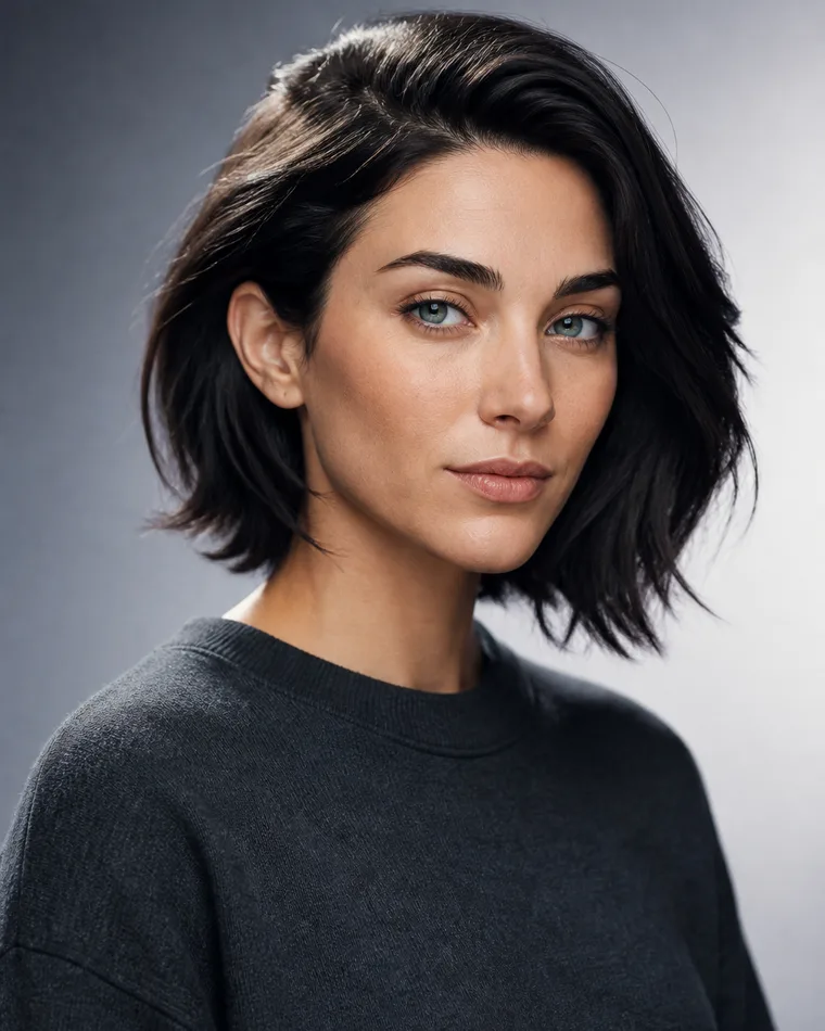 Cordelia Pike, the AI host of the series
